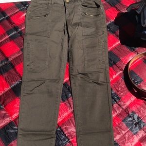 Dark green cute jeans